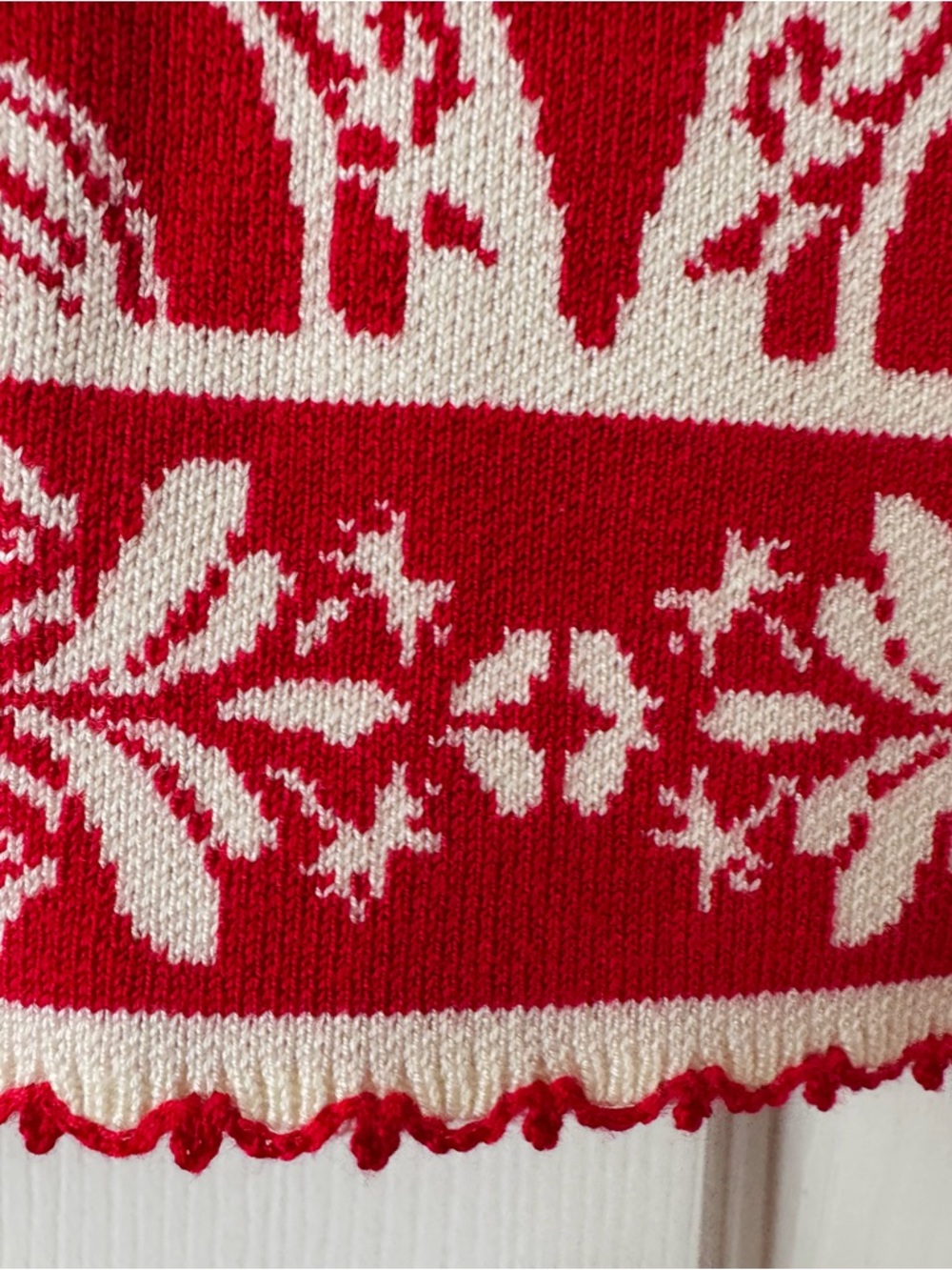 Farm Rio The Red Tropical Jacquard Knit Cardigan, Size XS - Picture 10 of 11